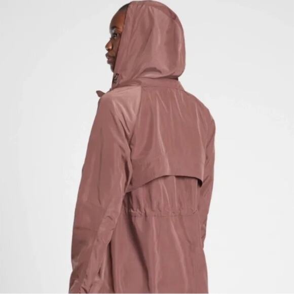 Athleta Drip Drop Longline Jacket in Hearth Rose - Picture 2 of 9